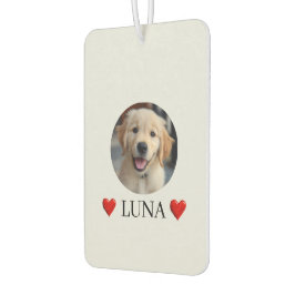 Customized My Dog with Photo & Name Air Freshener Autolufterfrischer