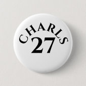 Customized Name and Number Button (Vorderseite)