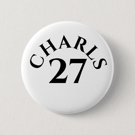 Customized Name and Number Button (Vorderseite)