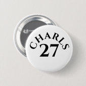 Customized Name and Number Button (Vorne & Hinten)