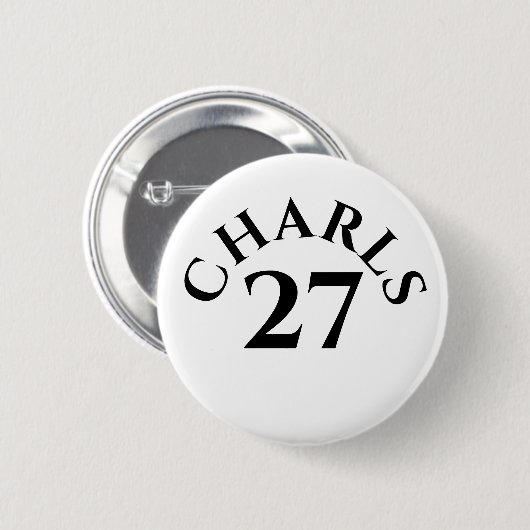 Customized Name and Number Button (Vorne & Hinten)