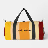 Customized Name Colourful Stylish Modern Elegant Duffle Bag (Vorderseite)
