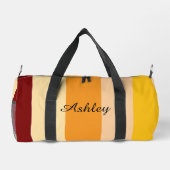 Customized Name Colourful Stylish Modern Elegant  Duffle Bag (Rückseite)