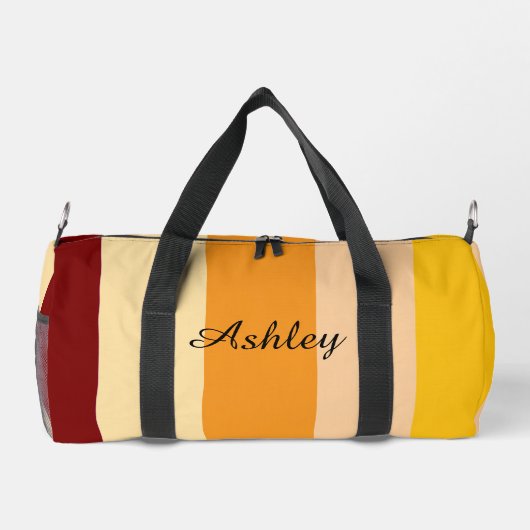 Customized Name Colourful Stylish Modern Elegant  Duffle Bag (Rückseite)