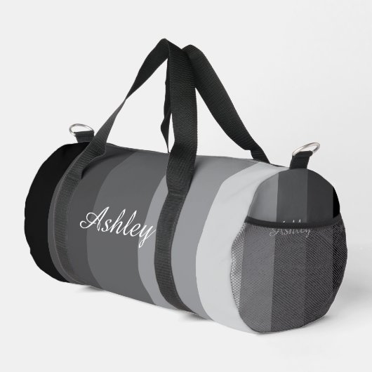 Customized Name Colourful Stylish Modern Elegant Duffle Bag (Rechte Ecke)