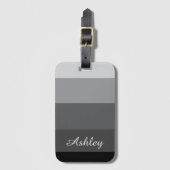 Customized Name Colourful Stylish Modern Elegant  Gepäckanhänger (Vorderseite Vertikal)