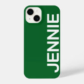 Customized Name Stylish Elegant Modern Minimal  iPhone Hülle (Rückseite)