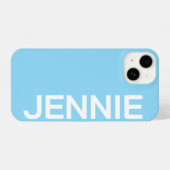 Customized Name Stylish Elegant Modern Minimal  iPhone Hülle (Rückseite (Horizontal))