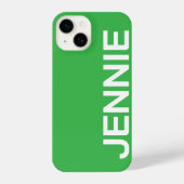 Customized Name Stylish Elegant Modern Minimal  iPhone Hülle (Rückseite)