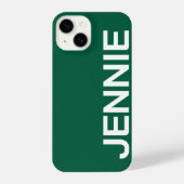 Customized Name Stylish Elegant Modern Minimal  iPhone Hülle (Rückseite)