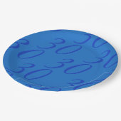 Customized Paper Plates for Birthday, Wedding Pappteller (Schrägansicht)