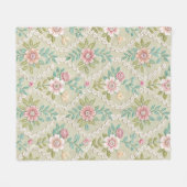 Customized Pattern Texture Lace Floral Fleecedecke (Vorderseite (Horizontal))