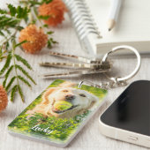 Customized Pet Memorial Keychain  Schlüsselanhänger (Vorderseite rechts)