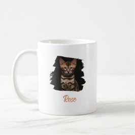 Customized pet photo with name kaffeetasse