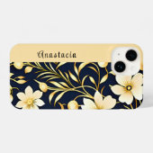 Customized Phone Case Floral Design iPhone Hülle (Rückseite (Horizontal))
