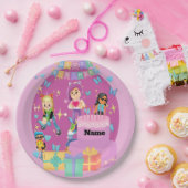 Customized PKXD Style Happy Birthday Paper Plate Pappteller (Party)