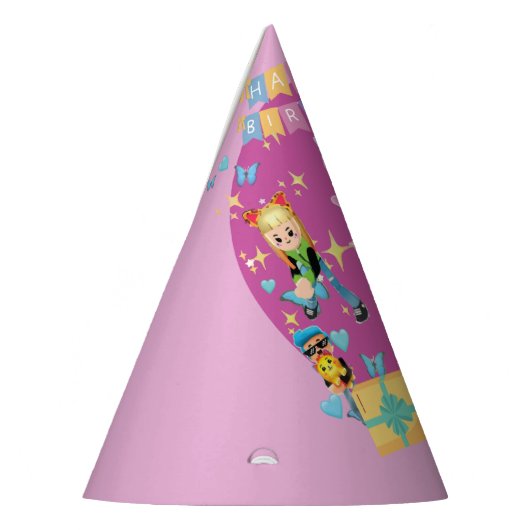 Customized PKXD Style Happy Birthday Partyhütchen (Links)