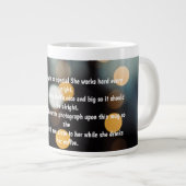 Customized Poem on Birthday Mug Jumbo-Tasse (Vorderseite Rechts)