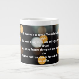 Customized Poem on Birthday Mug Jumbo-Tasse