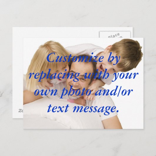 Customized Postcard Postkarte (Vorne/Hinten)