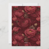 Customized Ranunculus Luxury Girl’S Birthday Einladung (Rückseite)