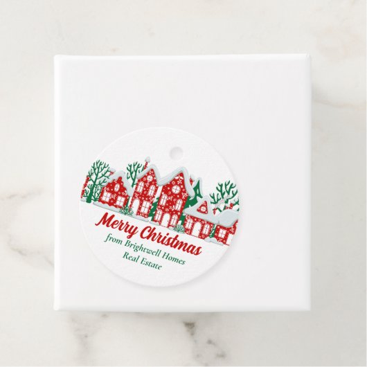 Customized Real Estate Company Christmas Party Geschenkanhänger (Beispiel)