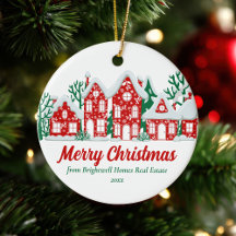 Customized Real Estate Company Merry Christmas