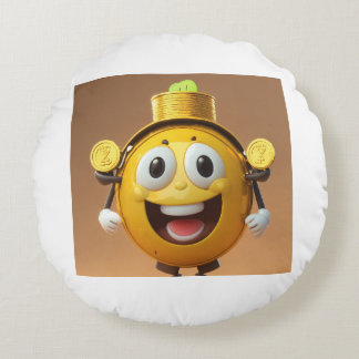 Customized round pillow cover, adding a fun . rundes kissen