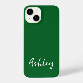 Customized Simple Stylish Modern Minimal Monogram iPhone 14 Hülle