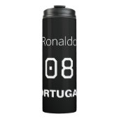 Customized Striker Varsity Name Number Soccer Thermosbecher (Vorderseite)