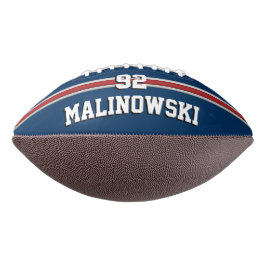 Customized Team Colors with Your Name & Number Football