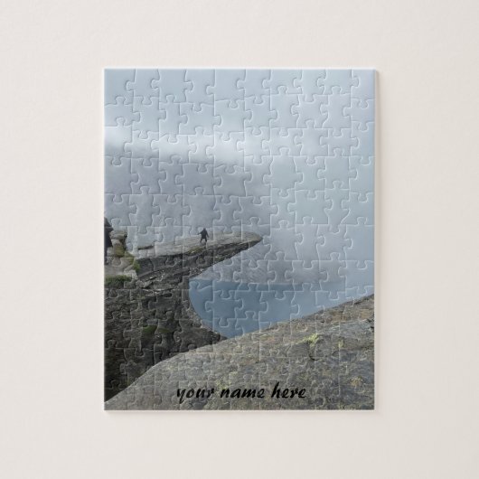 Customized Trolltunga, Norway Puzzle (Vertikal)