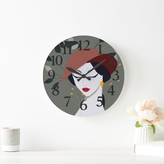 Customized wall clock for home große wanduhr (Zuhause)