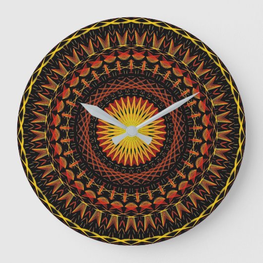 Customized Wall Clock Große Wanduhr (Vorderseite)