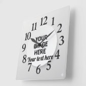 Customized Wall Clock Quadratische Wanduhr (Winkel)