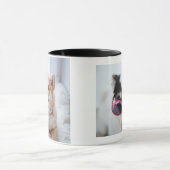 Customized Wedding Couple Personalized Photo Tasse (Zentrum)