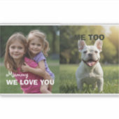 Customized with 2 and text aufkleber (Vorderseite)