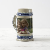 Customized with 2 and text bierglas (Vorderseite Links)