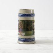 Customized with 2 and text bierglas (Mittel)