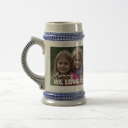 Customized with 2 and text bierglas (Links)