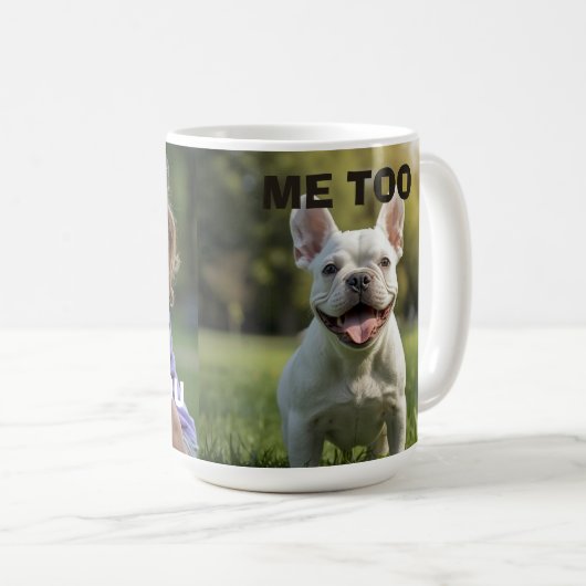 Customized with 2 and text kaffeetasse (VorderseiteRechts)
