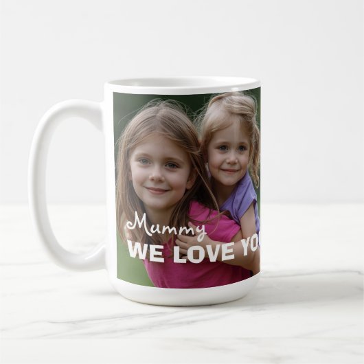 Customized with 2 and text kaffeetasse (Links)