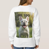 Customized with 2 and text sweatshirt (Rückseite)