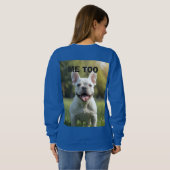 Customized with 2 and text sweatshirt (Schwarz voll)