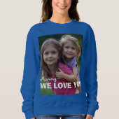 Customized with 2 and text sweatshirt (Vorderseite)