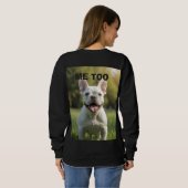 Customized with 2 and text sweatshirt (Schwarz voll)