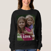 Customized with 2 and text sweatshirt (Vorderseite)