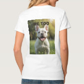 Customized with 2 and text T-Shirt (Rückseite)