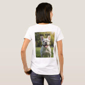 Customized with 2 and text T-Shirt (Schwarz voll)