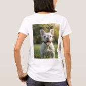 Customized with 2 and text T-Shirt (Rückseite)